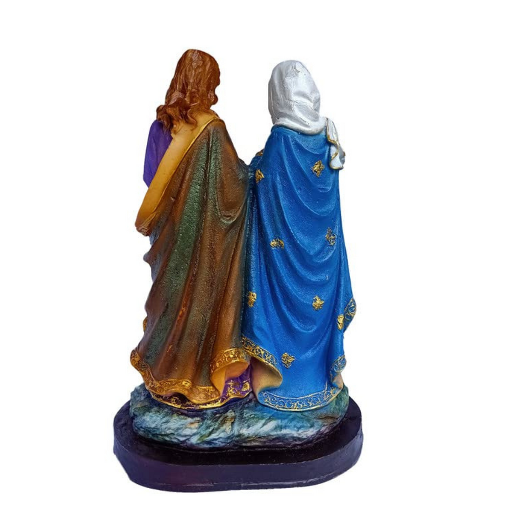 Newven Poly Marble Holy Family Showpiece Statue Christian Gifts for Home Decor