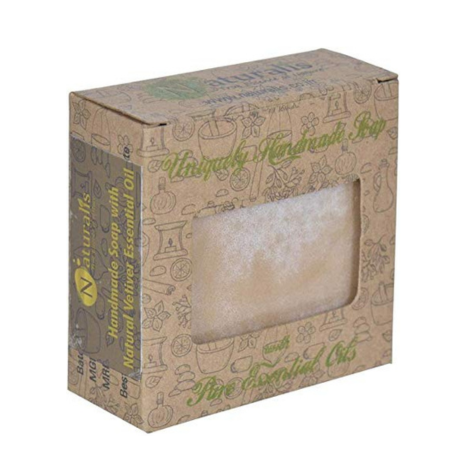 Naturalis Handmade Soap With Natural Vetiver Essential Oil - 110 gms