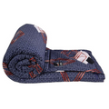 BSB Home Super Soft Glace Cotton Microfiber Filling King Size Hot and Warm Blanket for Winter Double TC  260 Grey Cricle