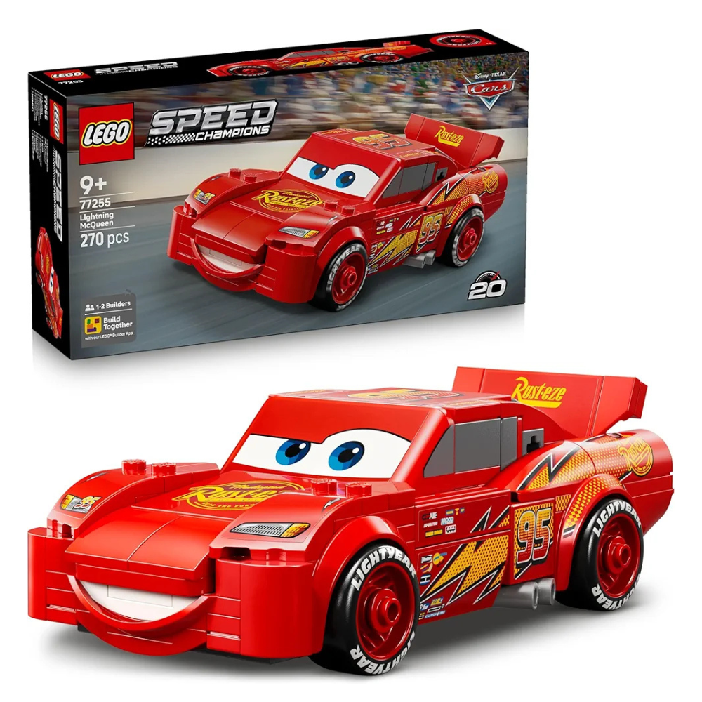 Lego Speed Champions Lightning McQueen from Disney Pixar Cars - Building Set 77255