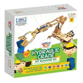 Genius Box Hydraulic Crane Fun Toy DIY Science Kit for Kids 8years and Up, STEM Toy, Learning Kit, Educational and Construction Based Activity Game