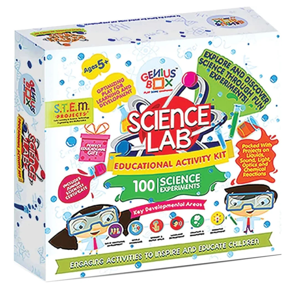 Genius Box Play Some Learning Educational Toy for 5+ Year Age: Science Lab DIY, Activity Kit, Learning Kit, Educational Kit, STEM Toy