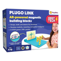 Playshifu Plugo Link Magnetic Building Blocks Kit With Stem Puzzles For Kids Ages 4-10 Year Yellow Pack Of 1