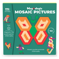 Pelikas Toyz Magnetic Tile Puzzle for Kids 5 to 7 Year Old| Learning and Educational Toys Games | Magnalogix Mosaic Pictures