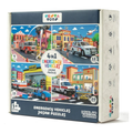 Nesta Toys Floor Puzzle & Game 4 in 1 Jigsaw Puzzle Emergency Vehicles Educational Toy Gifts for Boys & Girls Ages 2, 3, 4, 5, 6 Years Car Toys for Kids