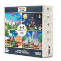 Nesta Toys Floor Puzzle & Game 4 in 1 Jigsaw Puzzle Enchantia Educational Toy, Gifts for Boys & Girls Ages 2, 3, 4, 5, 6 Years