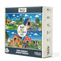 Nesta Toys Floor Puzzle & Game 4 in 1 Jigsaw Puzzle | Farm Animals  | Educational Toy, Gifts for Boys & Girls Ages 2, 3, 4, 5, 6 Years | Farm Animal Toys for Kids