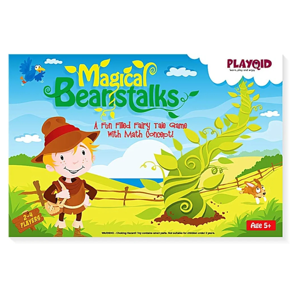 Playqid Mind Games for Kids 5+ Year Jack and The beanstalk Math Memory Board Games for Children Educational Toy