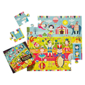 Playqid Puzzle for Children Circus Carnival 25 Giant Pieces Jigsaw Puzzle for Kids, Floor 2-4, Circus Tent Theme Party Gift for Toddlers