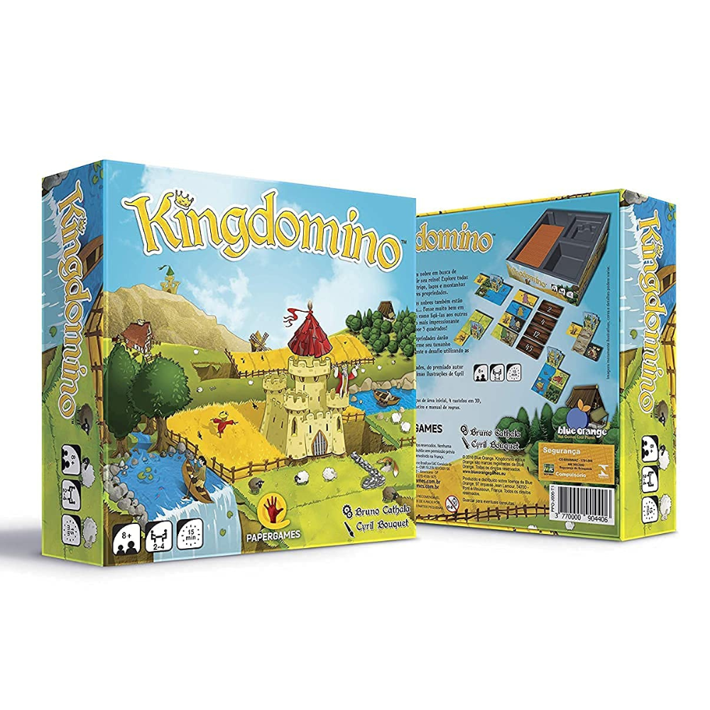 Tickles Kingdomino Strategy & War Board Game for Family Kids Adults