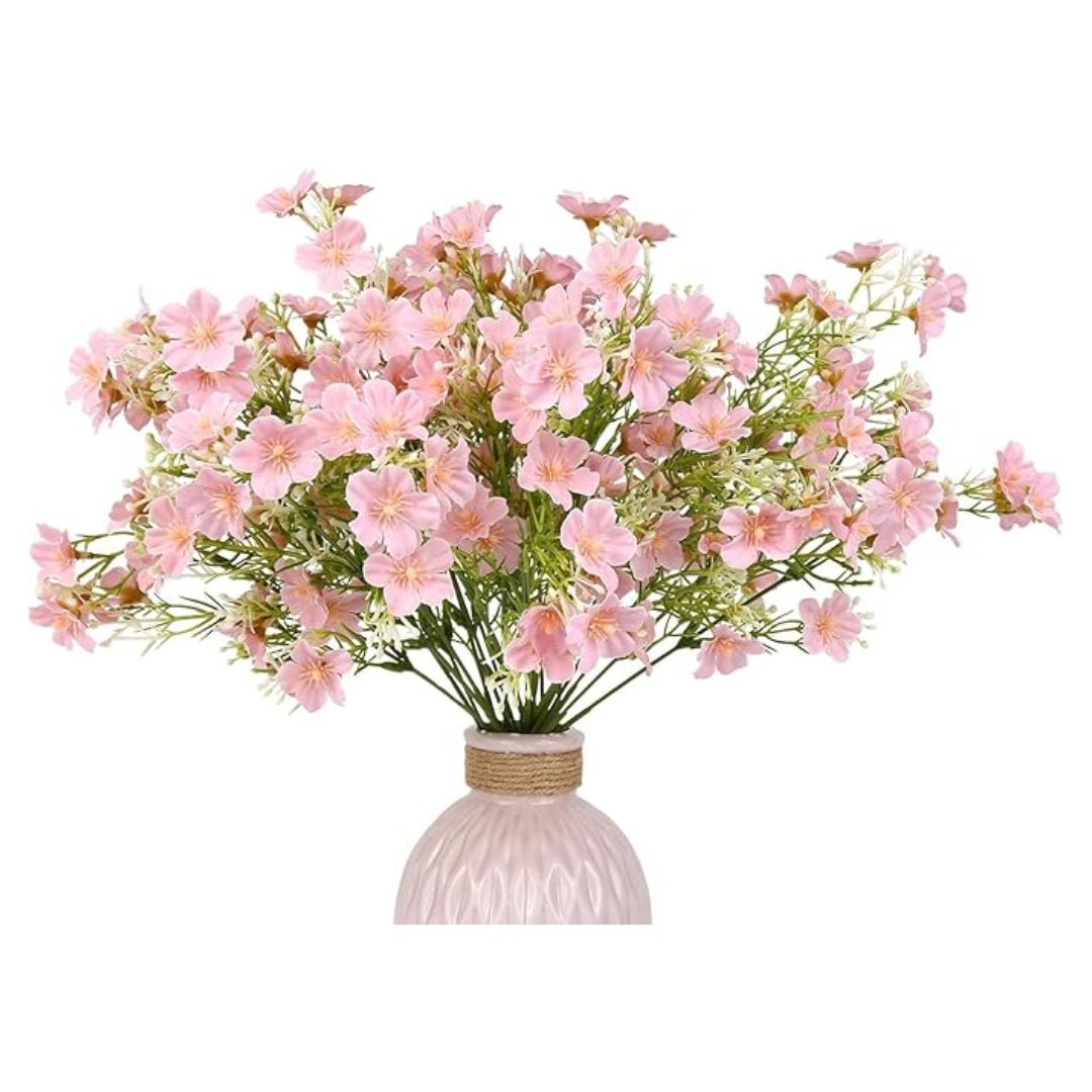 2 Pcs Artificial Flowers Bunch Milan Baby Breath 35cm Artificial Faux Gypsophila Bouquets Flower3