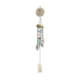 Relive Store Wind Chime 4 Silver Pipes Good Luck Hight 35 Inch.