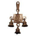 Two Moustaches Brass Radha Krishna Hanging Bells