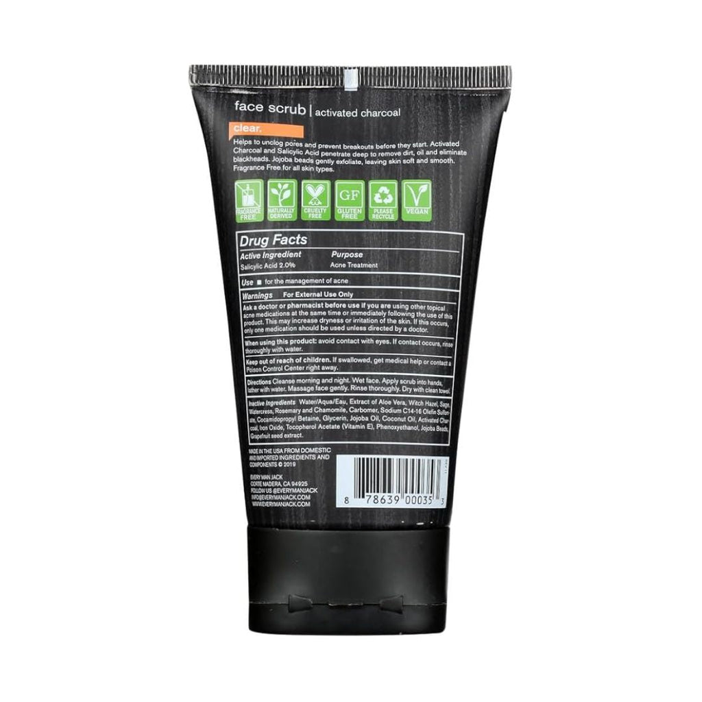 Every Man Jack Skin Clearing Face Scrub - 125 ml