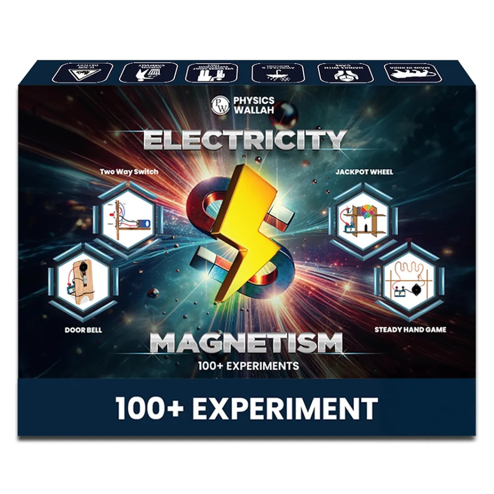 PW Science Experiment Kit for Kids Age 8,9,10,11,12,13,14 & 15 100+ Electric-Magnetic Science Experiments