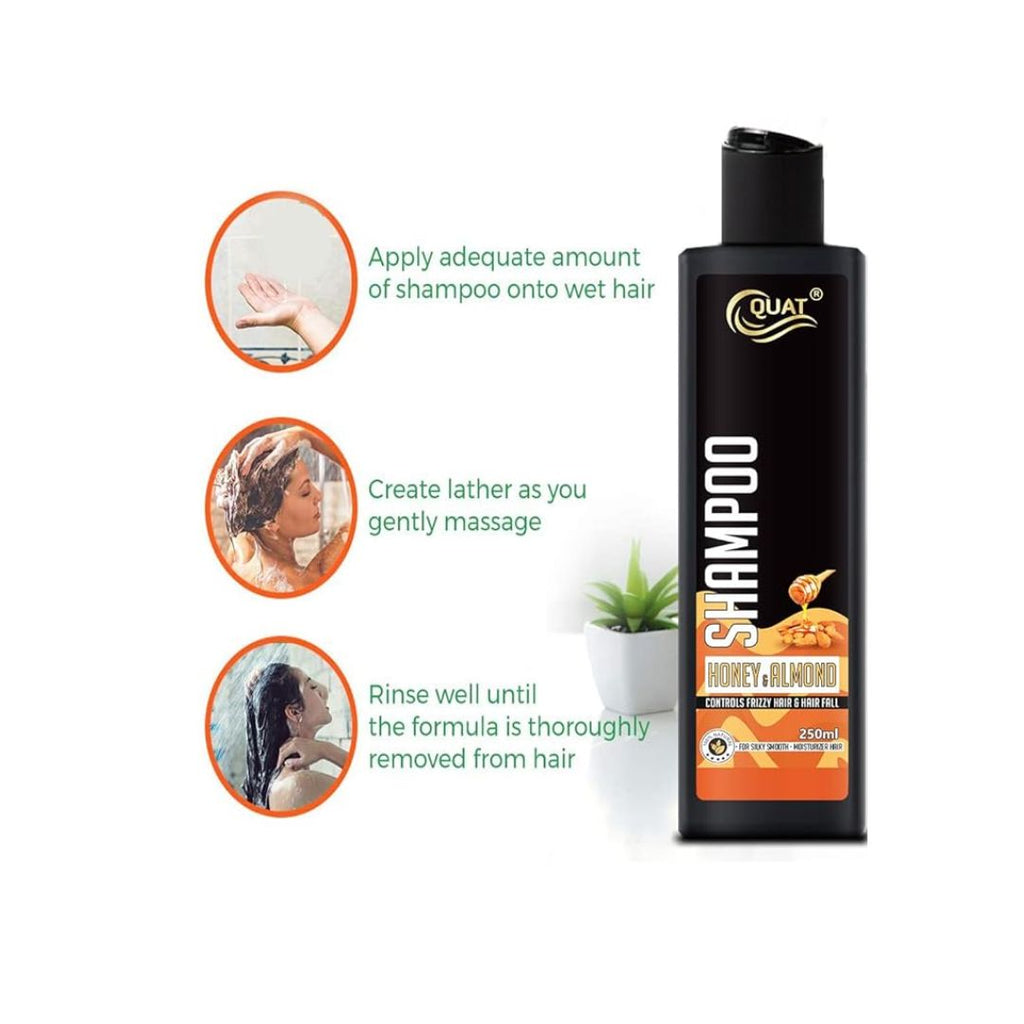 Quat Honey & Almond Hair Shampoo - 250 ml