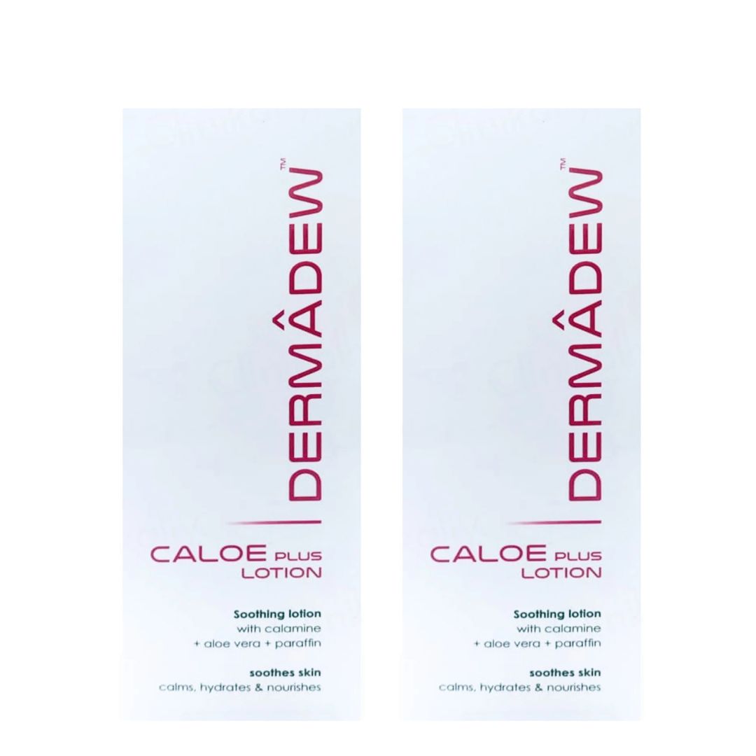 Derma dew Caloe Plus Lotion  - 100 Ml (Pack of 2)