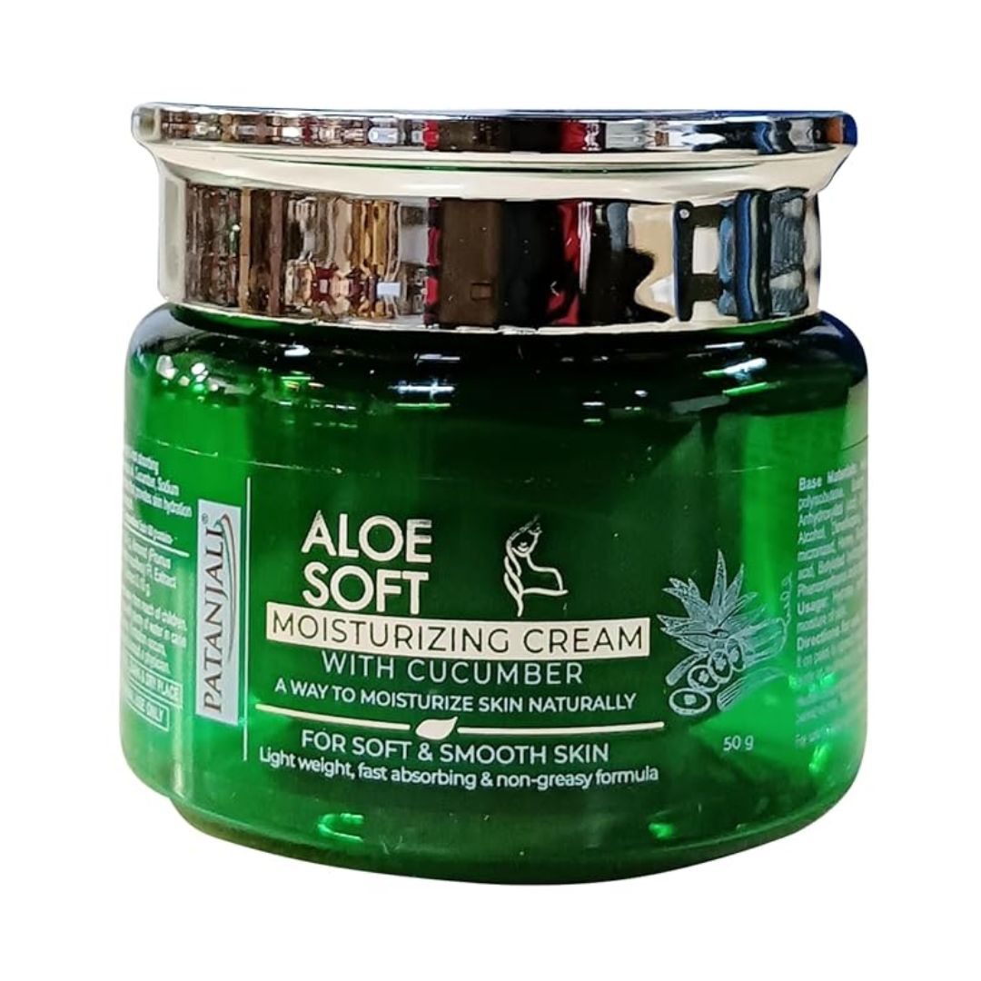 Patanjali Aloe Vera Moisturizing Cream for Face - 50 gms