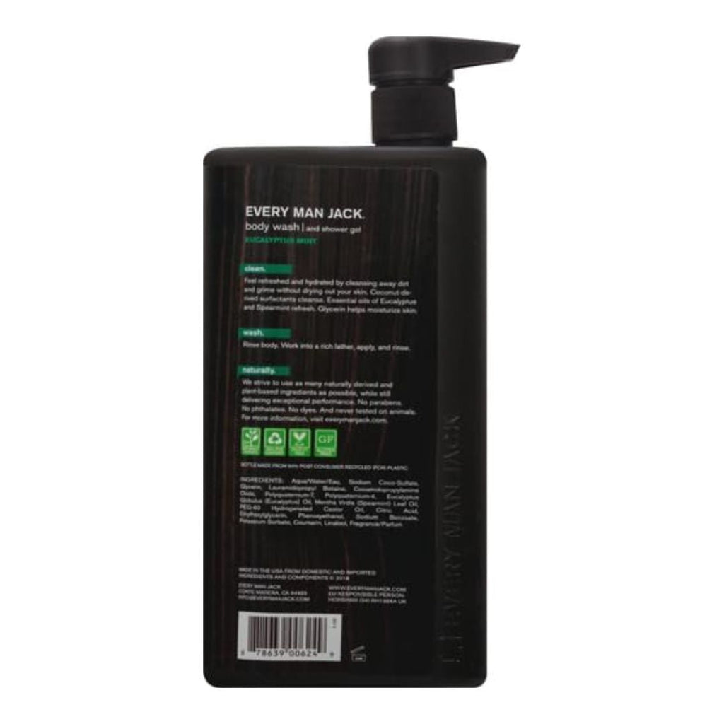 Every Man Jack Eucalyptus Body Wash -  950 ML