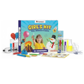 PW Girls Science Kit: 50+ Science Experiments Kit Including DIY Nail Art, Personalised Jewellery Educational Toy for Kids 4+ Year Old
