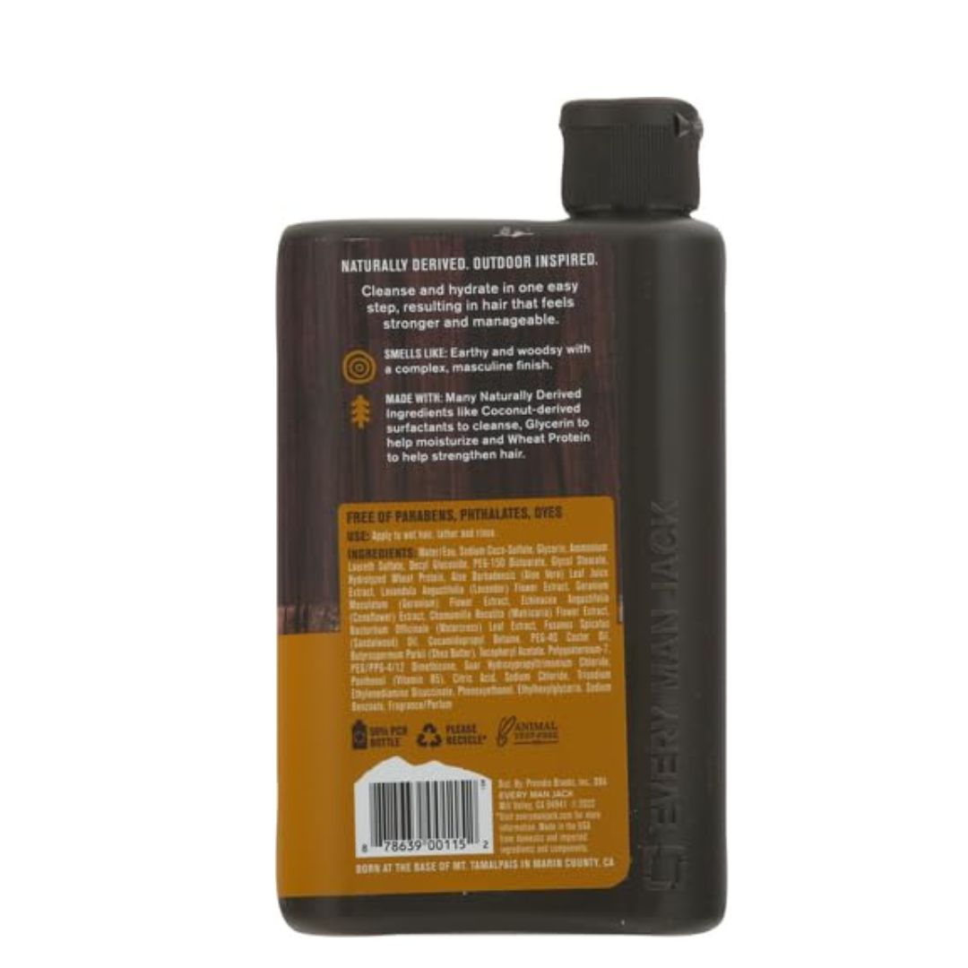 Every Man Jack Daily Shampoo + Conditioner Sandalwood - 400 ml