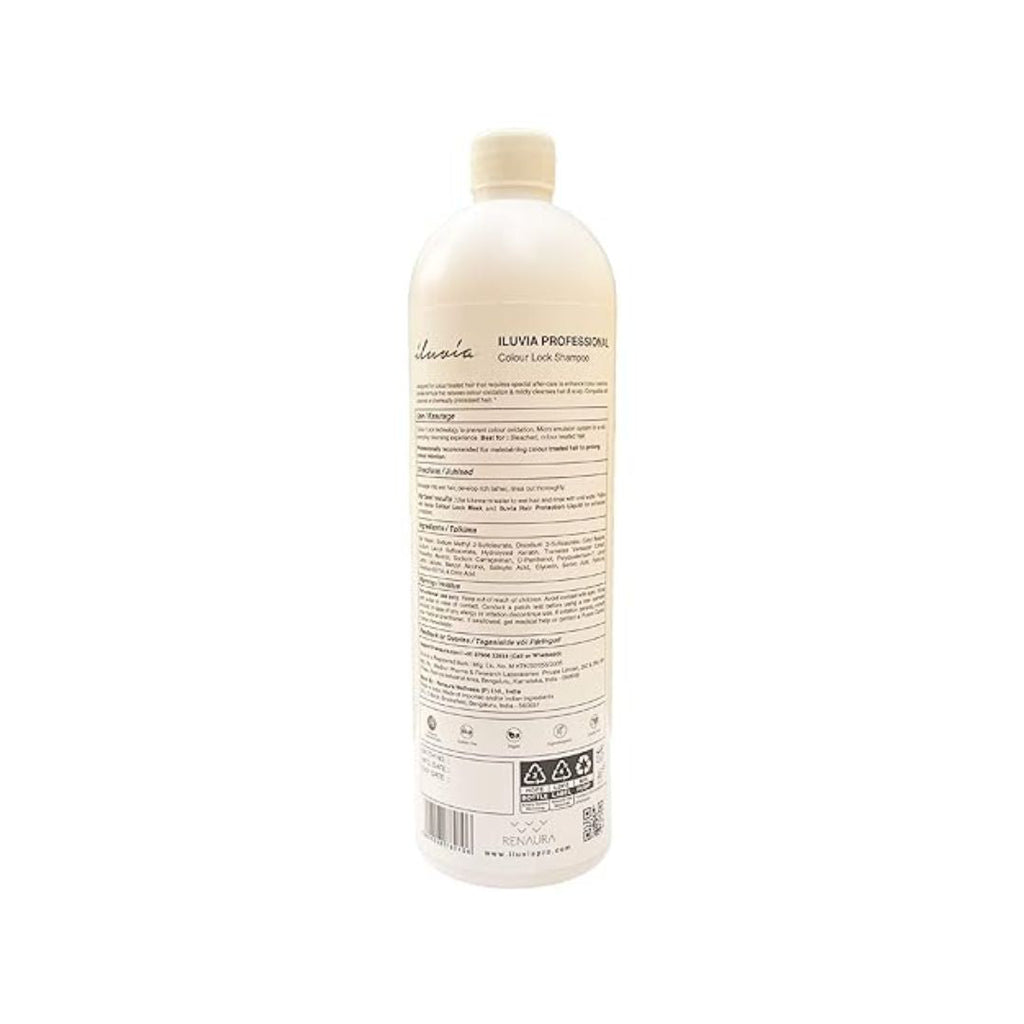 iluvia Colour Lock Shampoo for Colour Protection Boost - 950 ml