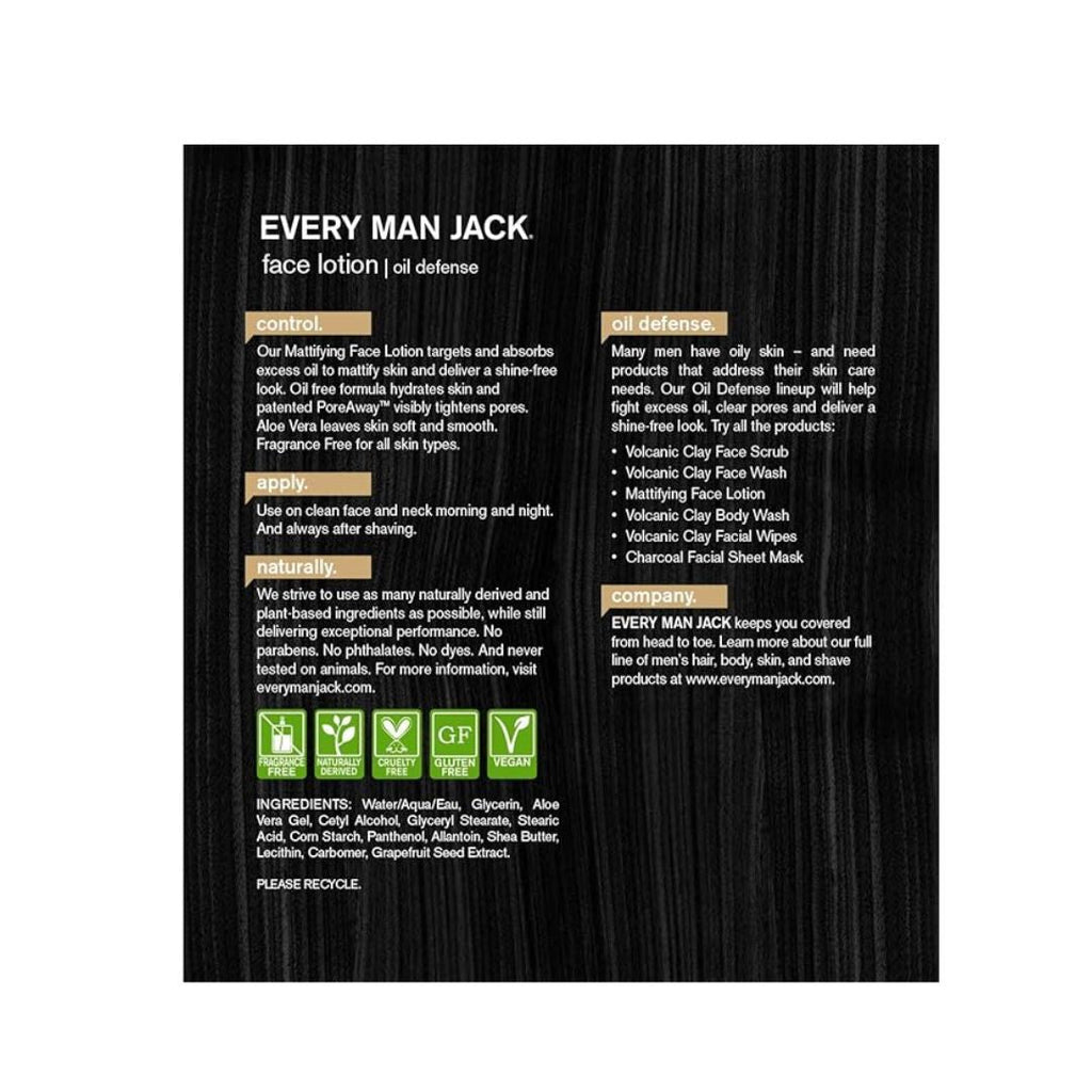 Every Man Jack Mattifying Face Lotion - 73 ml