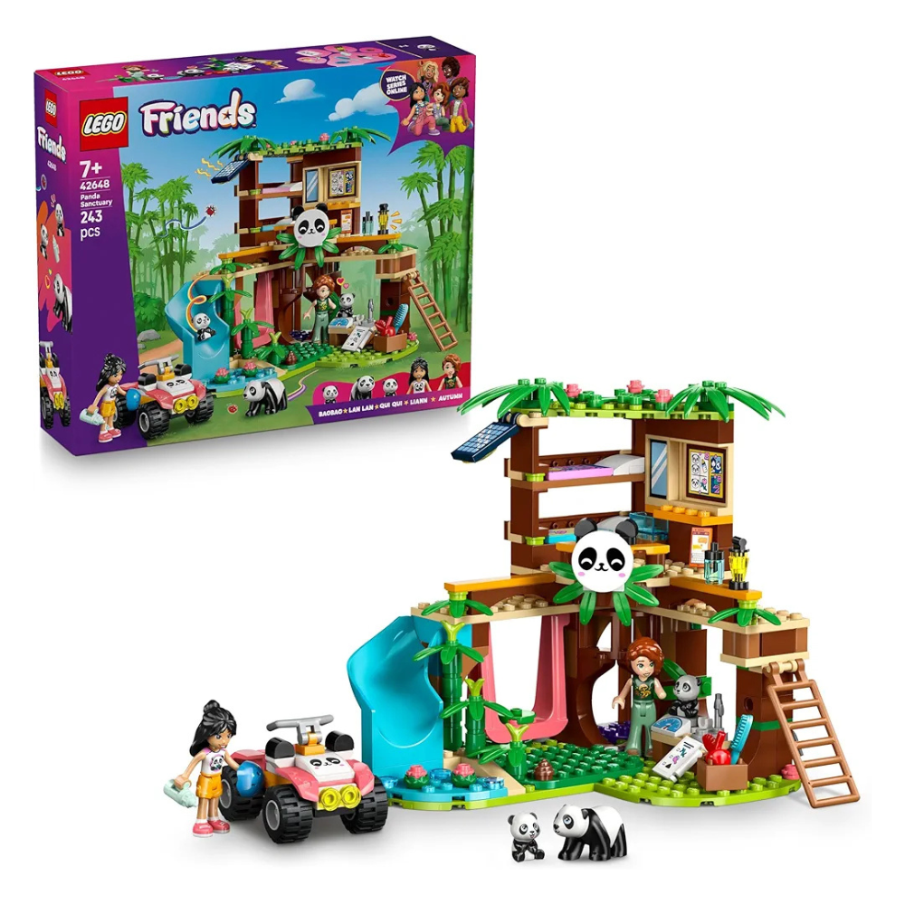 Lego Friends Panda Sanctuary Animal Care Building Set Toy 42648 Building Blocks Toys for 7+ Gift for Boys and Girls