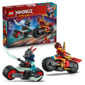 Lego NINJAGO Kai’s Motorcycle Speed Race Playset with 2 Ninja Bike Toys 71838 Building Blocks Toys for 6+ Gift for Boys and Girls