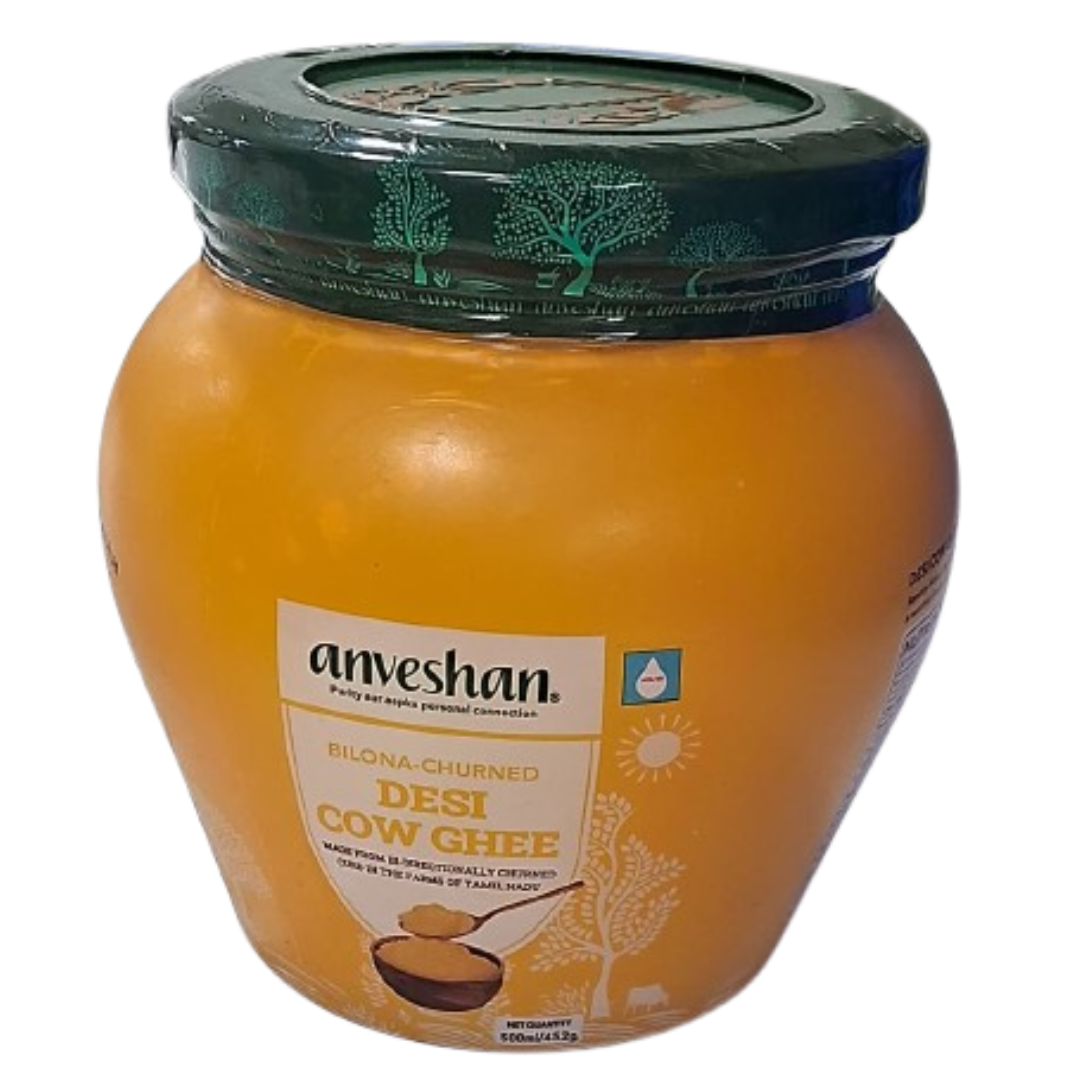 Anveshan A2 Desi Cow Ghee | Pure, Natural & Healthy Ghee | A2 Gir Cow Ghee