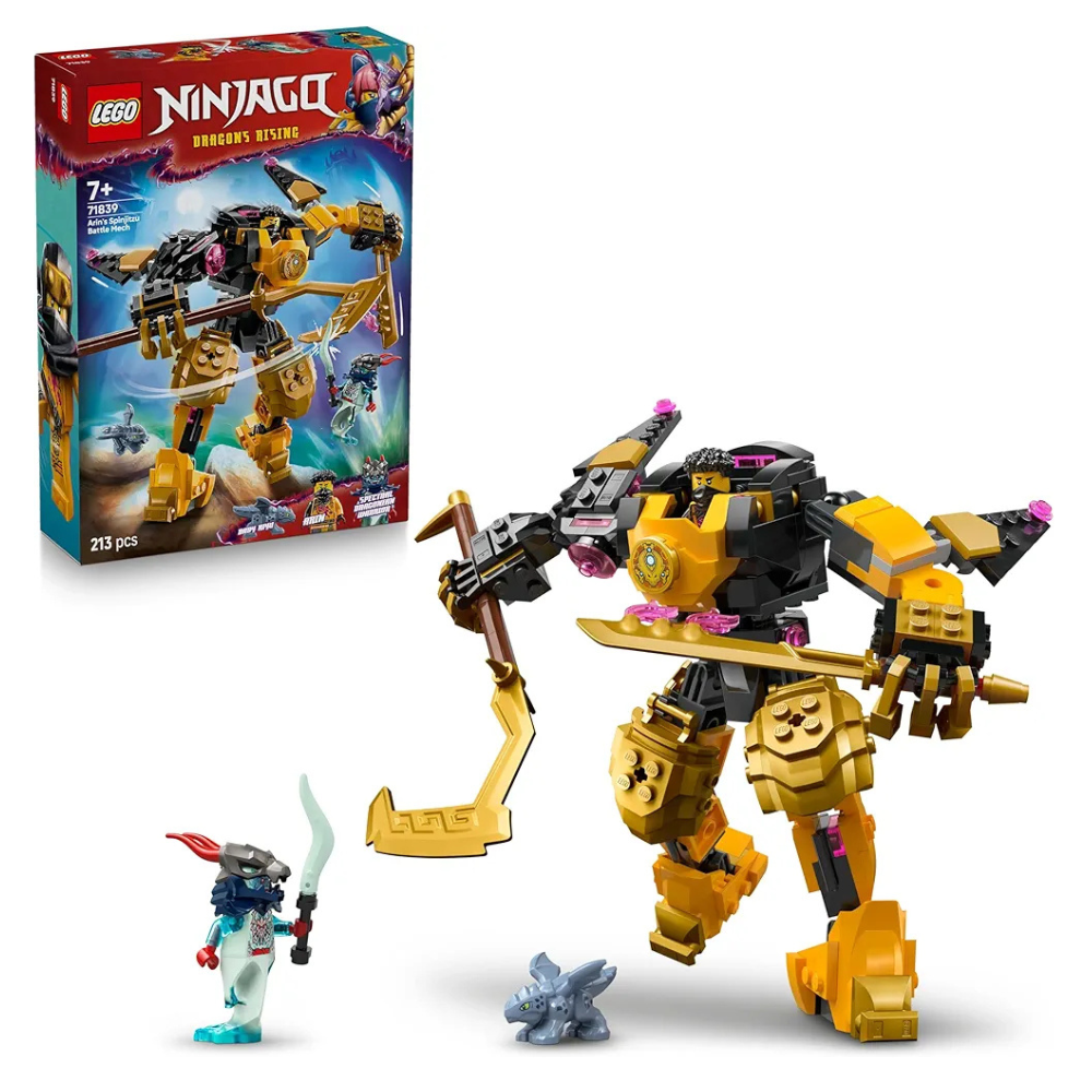 Lego NINJAGO Arin’s Spinjitzu Battle Mech Toy Set 71839 Building Blocks Toys for 7+ Gift for Boys and Girls