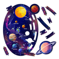 palyhills Amazing Outer Space Solar System 108 Pieces Jigsaw Floor Puzzle with Planet-Shaped-Pieces Mega Jigsaw Floor Puzzle 45 x 30 CM for Kids Age 6+ Years