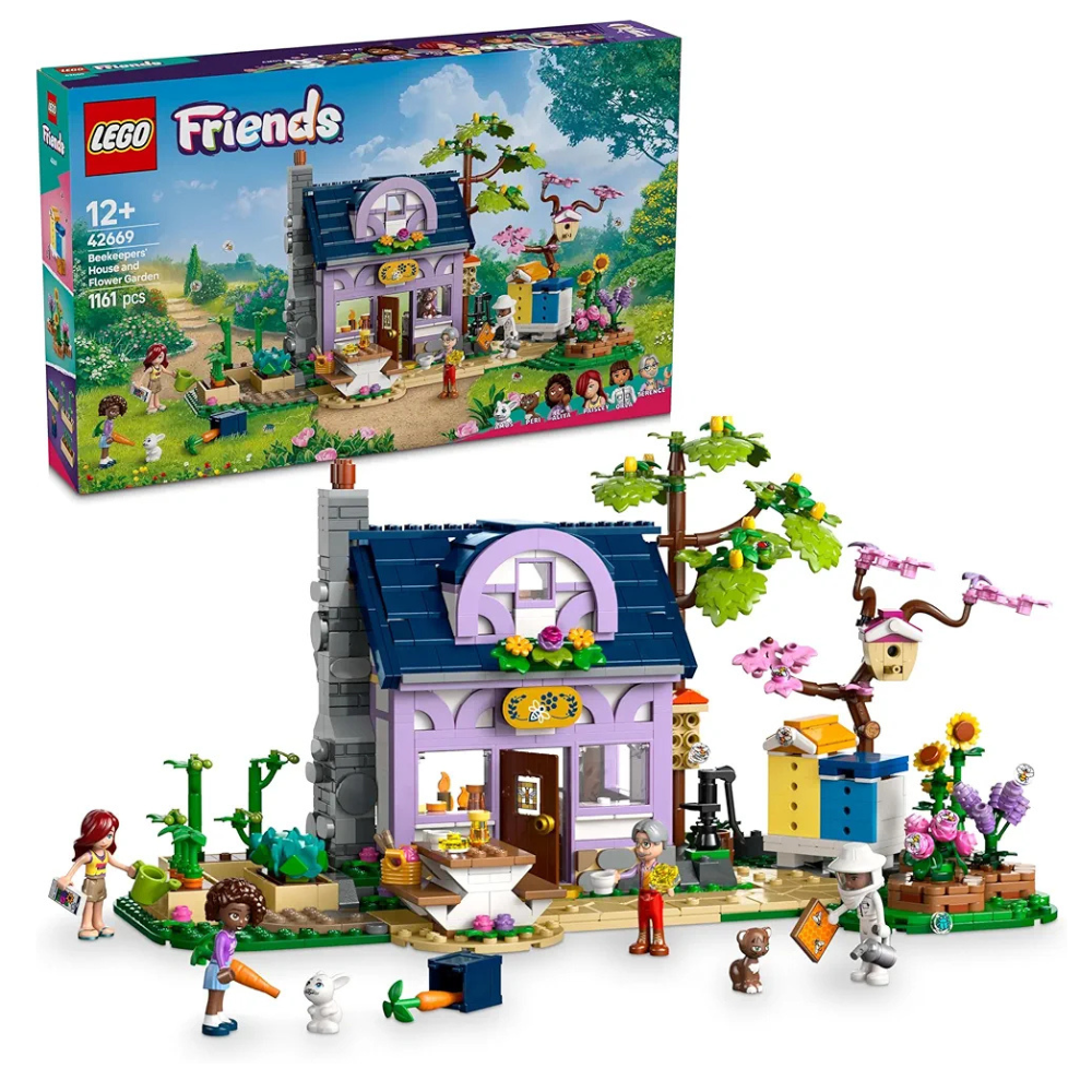 Lego Friends Beekeepers’ House and Flower Garden Building Kit 42669 Building Blocks Toys for 12+ Gift for Boys and Girls