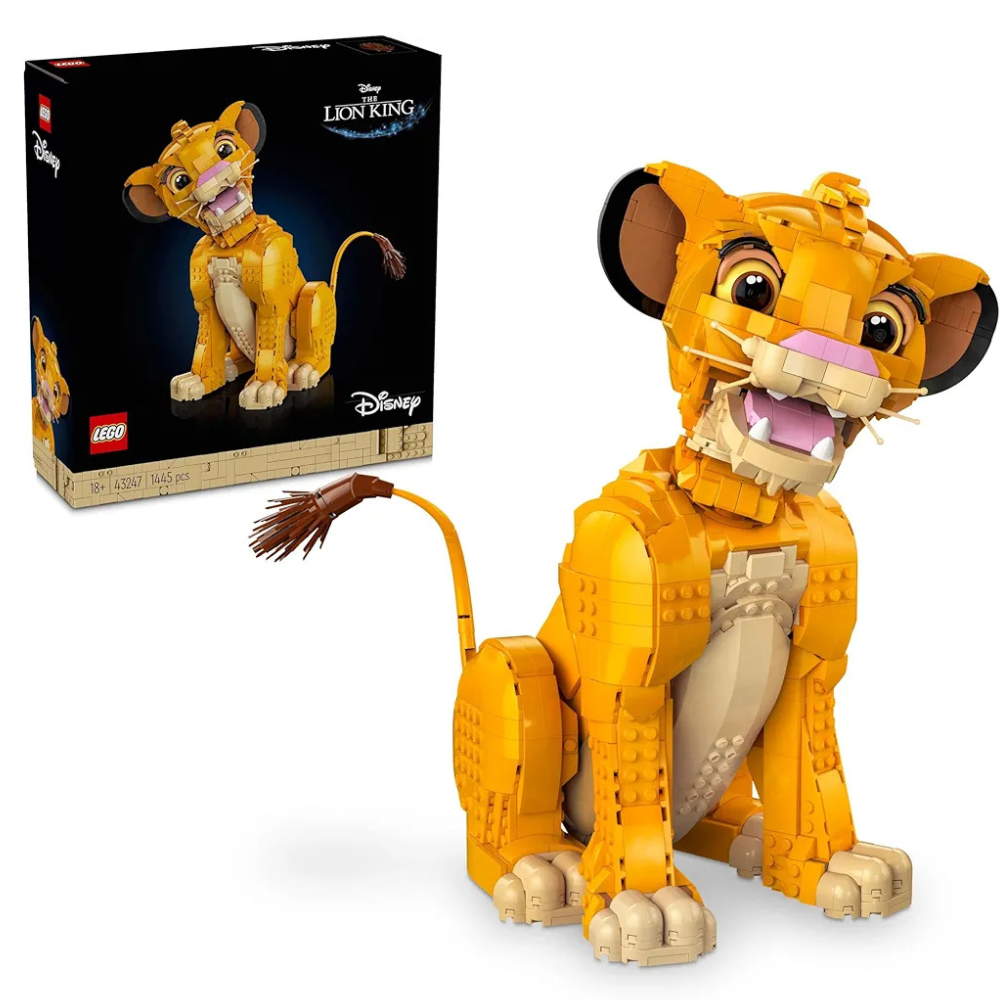 Lego ǀ Disney Young Simba The Lion King Building Set 43247 Building Blocks for 18+ Gift