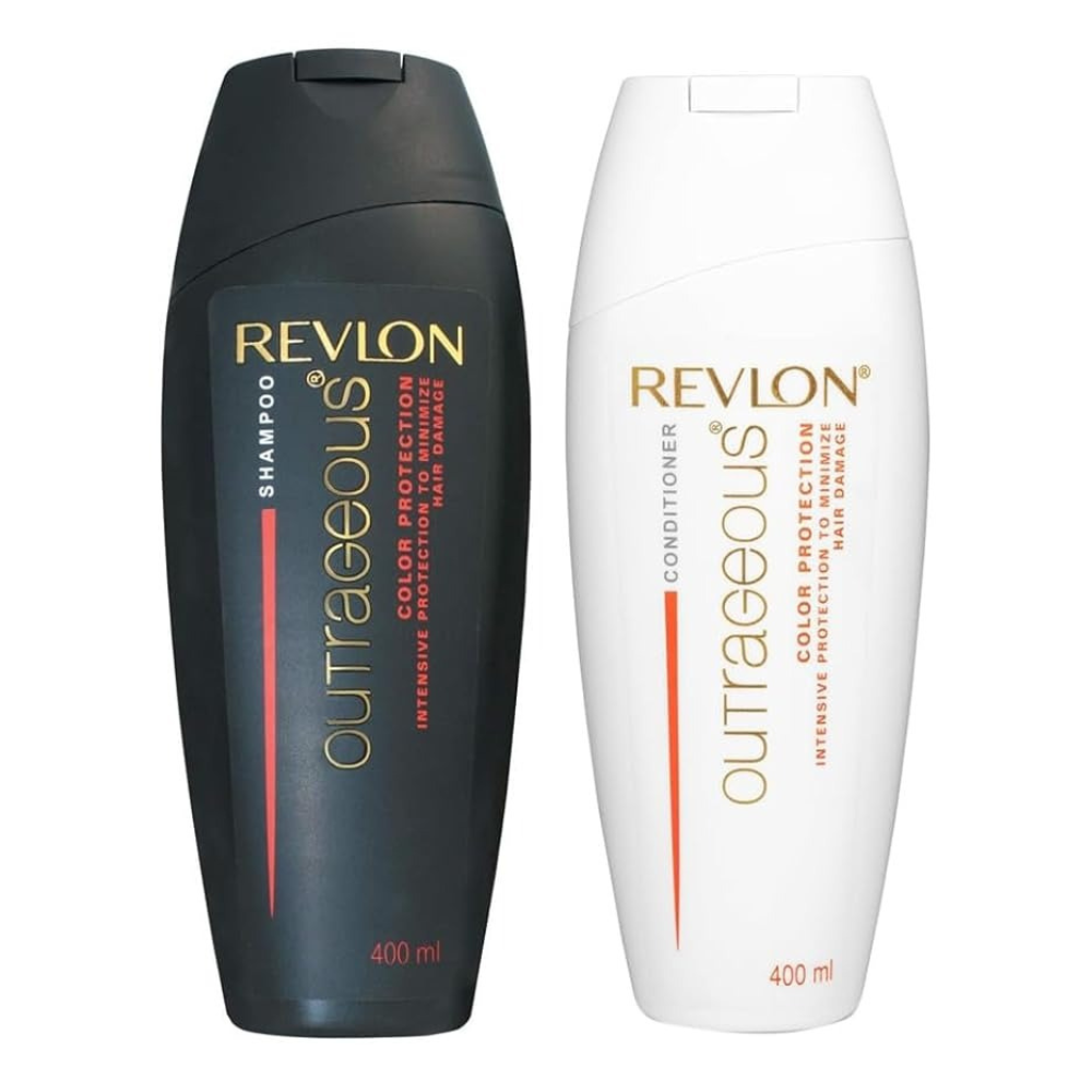 Revlon Outrageous Conditioner 190ml + Outrageous Color protection Shampoo 190ml - 180 ml