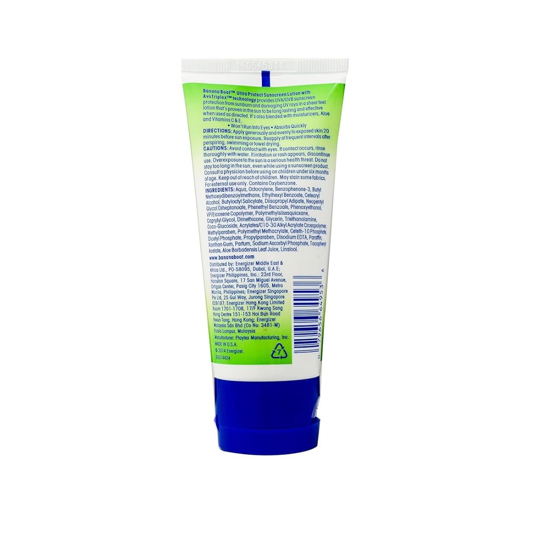 Banana Boat Sun-Tested Sun-Proven Ultra Protect Sunscreen Lotion SPF30 PA+++ - 90 ml