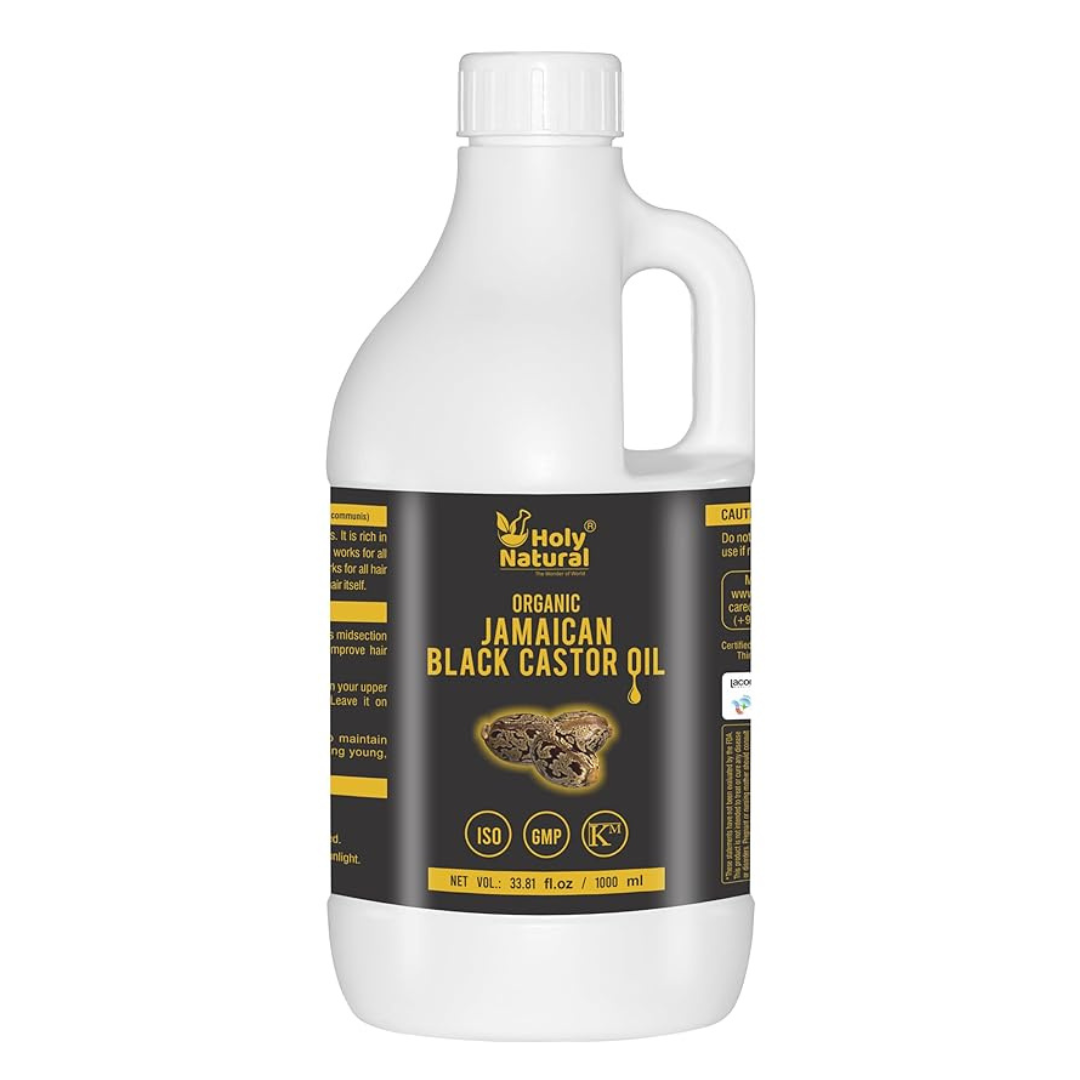 Holy Natural Organic Jamaican Black Castor Oil - 1000 ml
