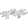 Bikri Kendra Hexagon Stickers for Wall Hexagon Wall Stickers Acrylic Mirror Wall Decor Hexagonal Mirror Wall Sticker 50 Pieces Silver