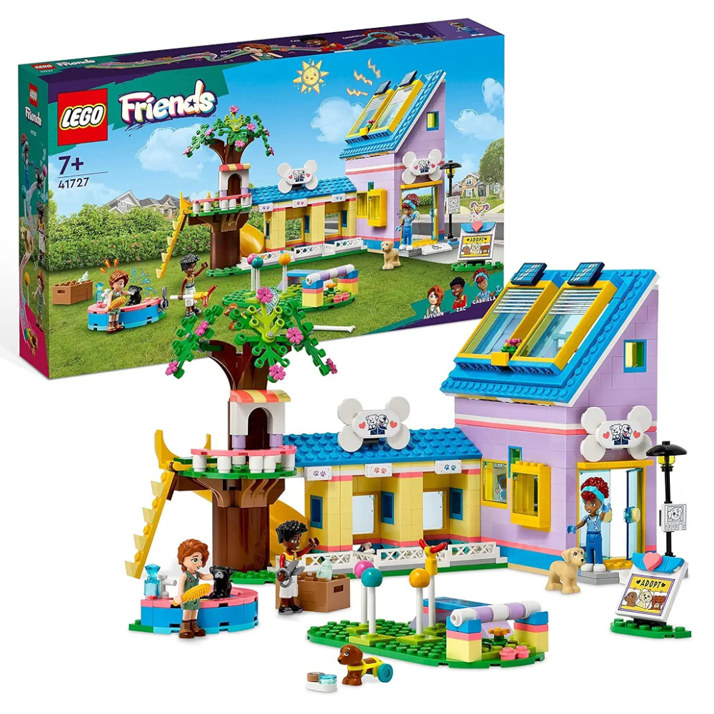 Lego Friends Dog Rescue Center 41727 Building Toy Set for Ages 7+; with 3 Mini-Dolls and 3 Dog Characters