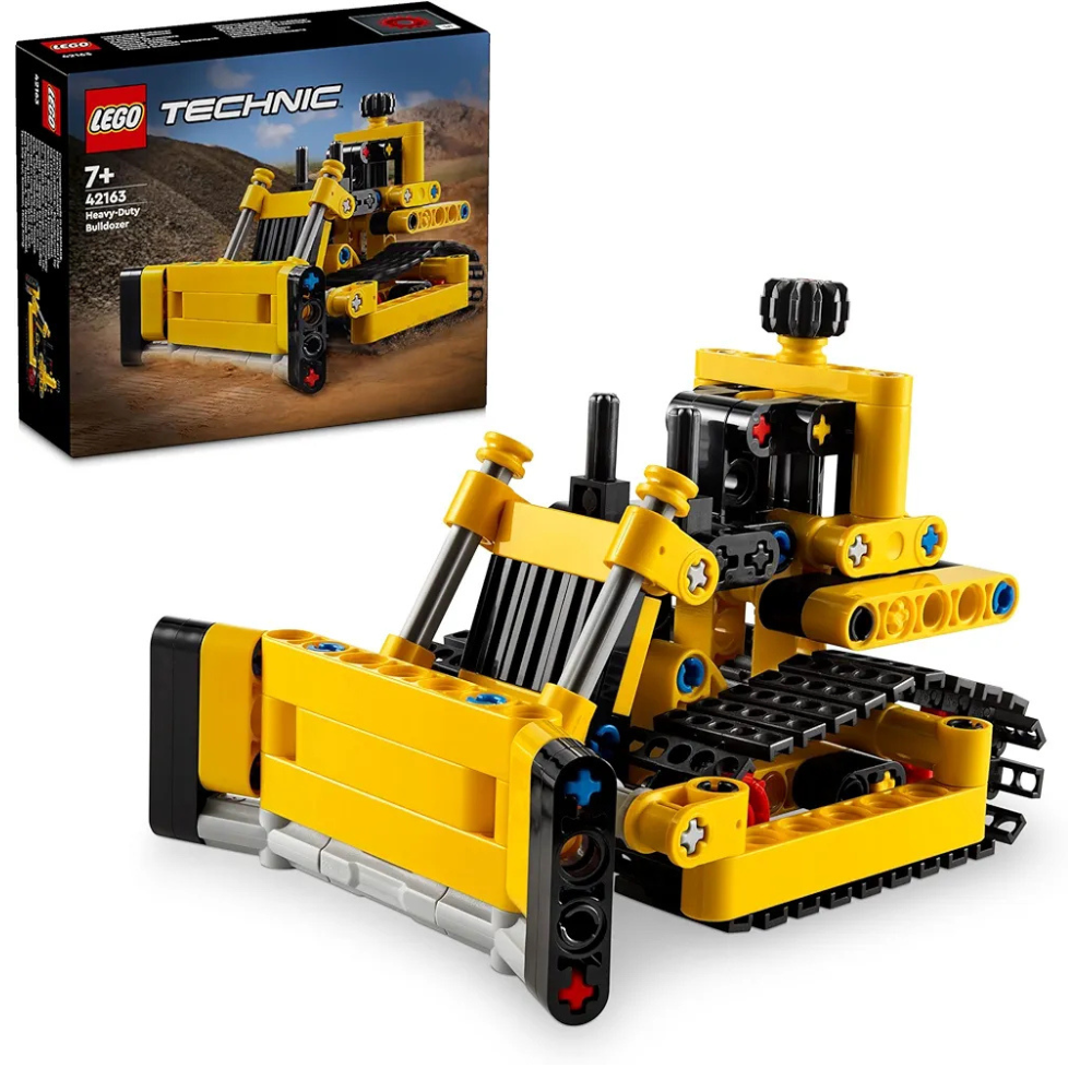 Lego Technic Heavy-Duty Bulldozer Set 42163 Building Blocks Toys for 7+ Gift for Boys and Girls