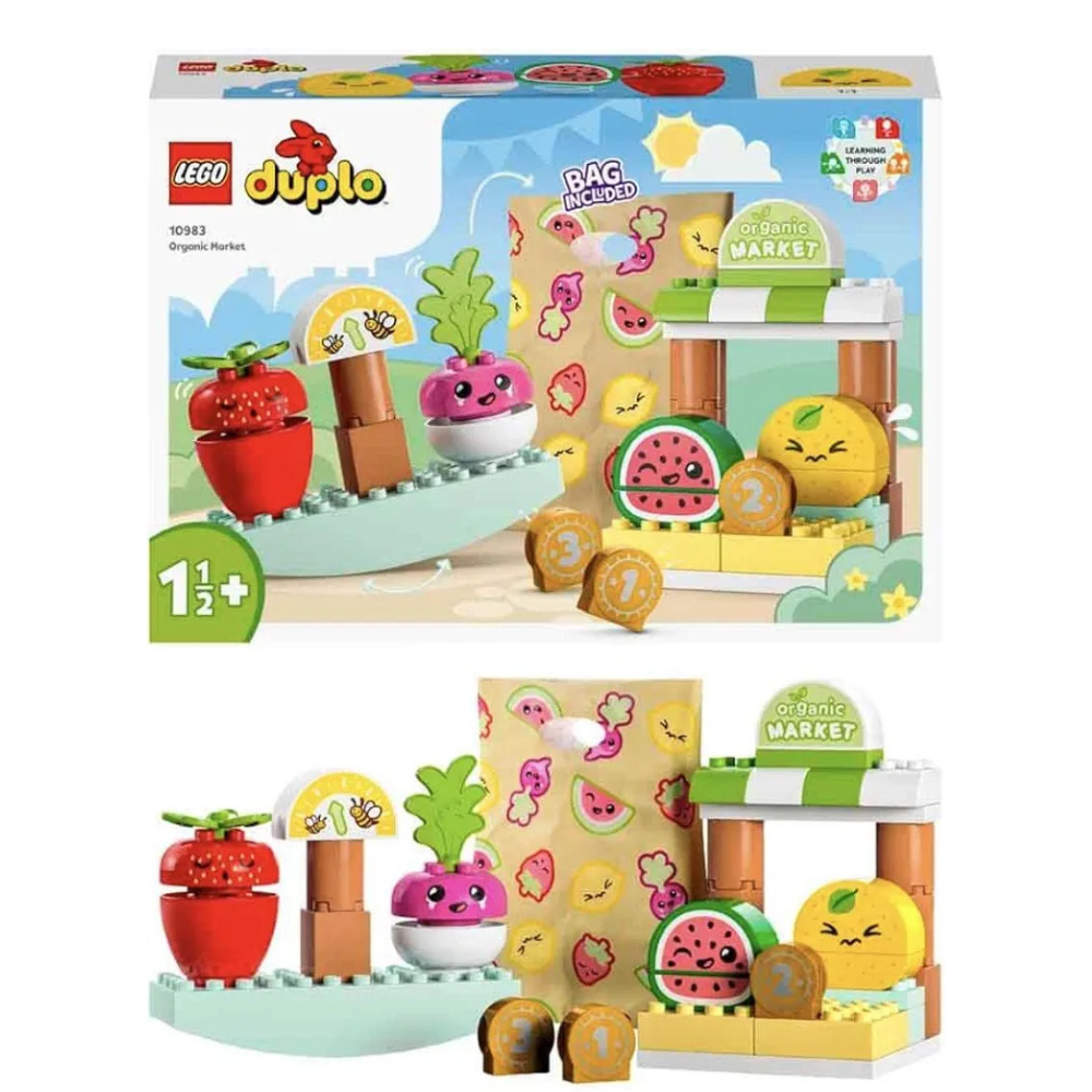 Lego Duplo My First Organic Market 10983 Building Toy Set ,Multi
