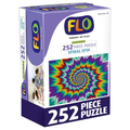 FLO Toys Spiral Spin Jigsaw Puzzle for Adults & Kids 14+ 252 Piece Fun & Challenging Puzzle Game