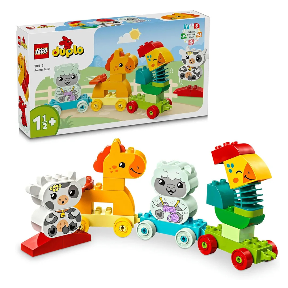 Lego Duplo My First Animal Train Toy with Wheels for Toddlers 10412
