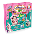 Hello Friend Kitchen Cook and Dine Tool Kit Set for Girl with Interactive Fun Puzzles of 5 Colourful Spreads, 4+ Yrs