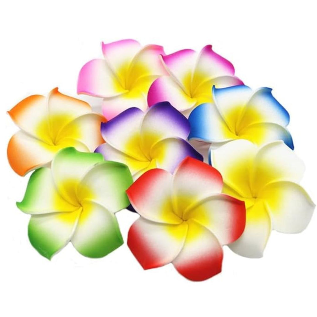 Artificial Fake Foam Hawaii Frangipani Floating Beach Champa Flowers