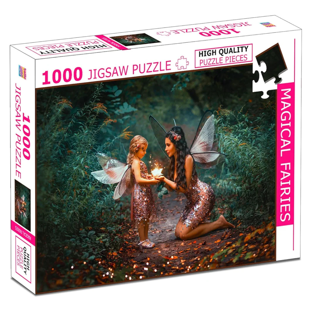 Hello Friend Magical Faries Jigsaw Puzzles 1000 - Piece for Kids and Childrens – Educational, Gifts, Fun and Creative Game - Ages 9+