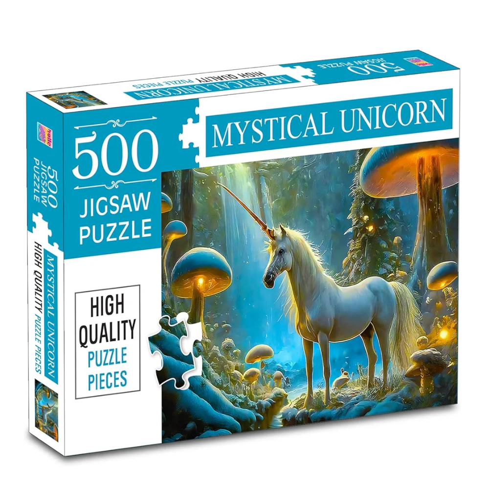 Hello Friend Unicorn Jigsaw Puzzles for Kids and Children Realistic Illustration Challenging