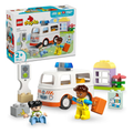 Lego Duplo Ambulance & Driver Educational Toy for Imaginative Toddler Pretend Play 10447
