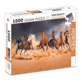 Hello Friend Horses 1000-Piece Jigsaw Puzzles for Kids and Childrens Realistic illustration