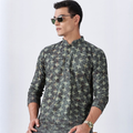 Anouk Men Ethnic Printed Mandarin Collar Kurta